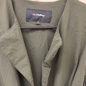 Women's Olive Trench Coat
